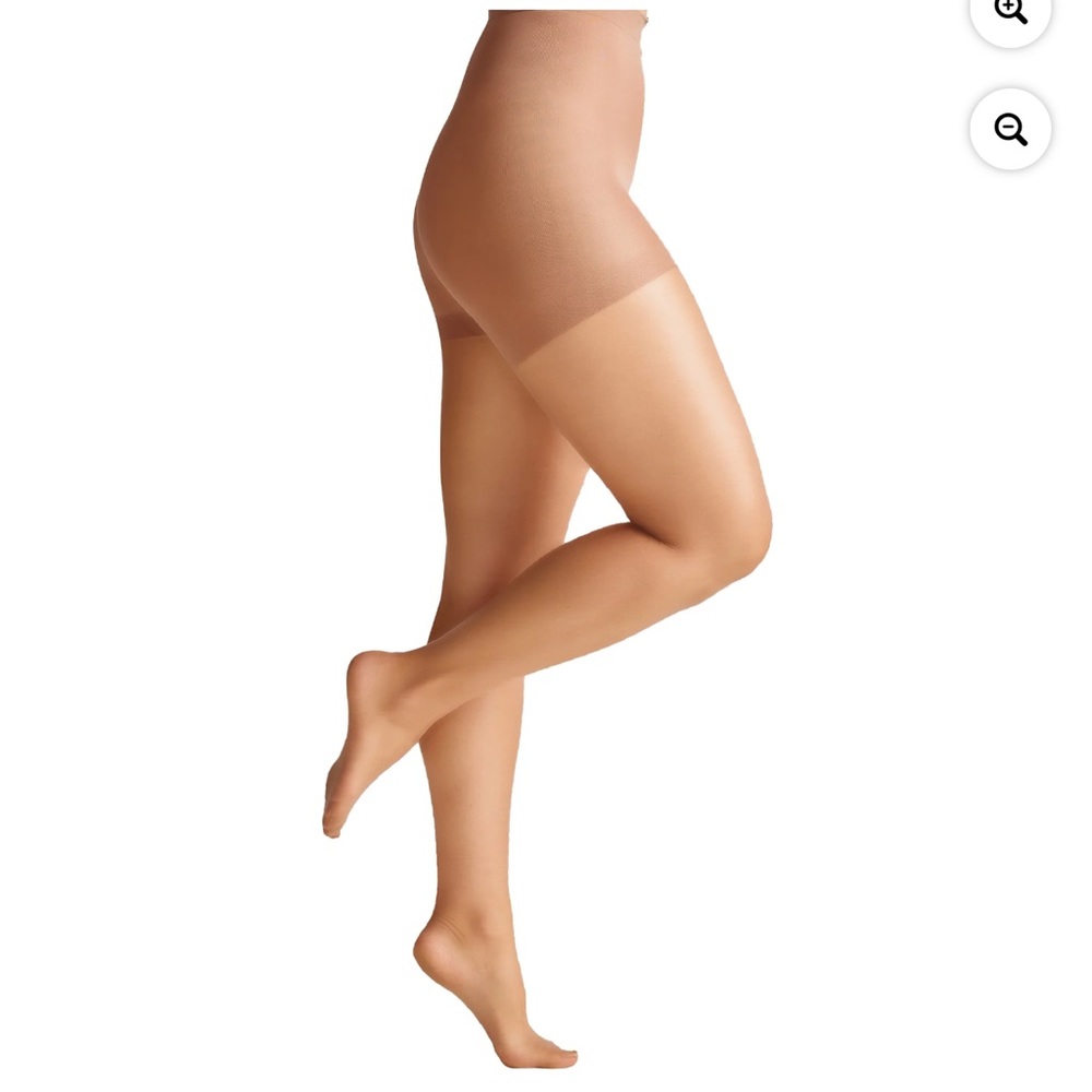 Silk Impressions High Support Sheer pantyhose 2 Pairs, 40 Denier Cocoa Size M